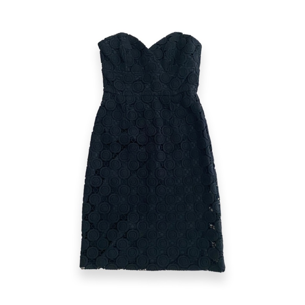 Beautiful SHOSHANNA Black Macrame Cocktail Dress- Size 0!